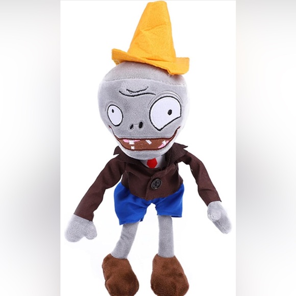 Cone-head Zombies Brown Coat Plush - Picture 1 of 7